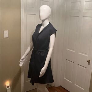 Women’s Long Vest Navy Blue